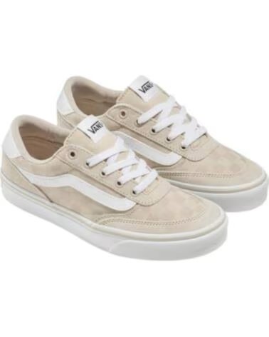 VANS OFF THE WALL ZAPATILLAS BROOKLYN LS CHECK TEXTILE VN000D7U2N11 OATMEAL BEIGE CASUAL MUJER BEIG