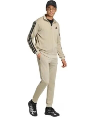 ADIDAS SURVÊTEMENT 3STRIPES FRENCH TERRY TS KAKI CAMA KC1364 ENSEMBLE HOMME VERDE