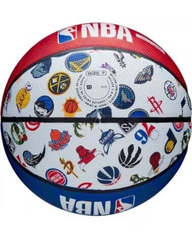 WILSON BALLON DE BASKET-BALL 501561 NBA MULTICOLORE MULTICOLOR