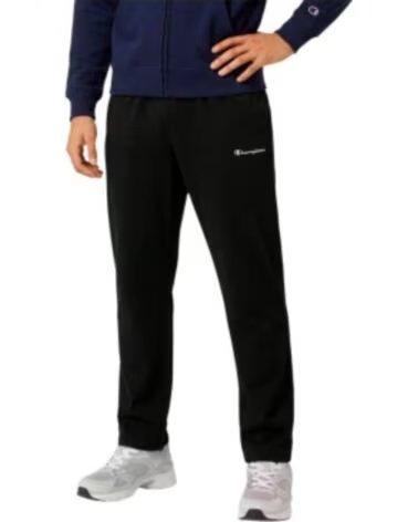 CHAMPION PANTALON JERSEY ICONS 221805-KK001 NOIR HOMME COUPE DROITE NEGRO