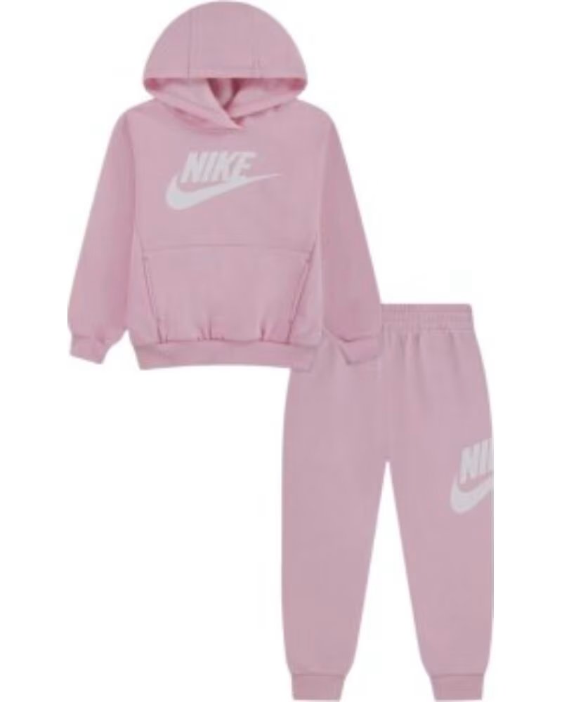 NIKE SURVÊTEMENT CLUB FLEECE SET 86L135-A0W ENSEMBLE GARÇON FILLE ROSE ROSA