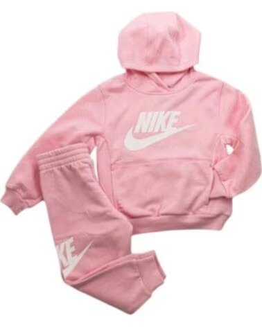 NIKE SURVÊTEMENT CLUB FLEECE SET 86L135-A0W ENSEMBLE GARÇON FILLE ROSE ROSA