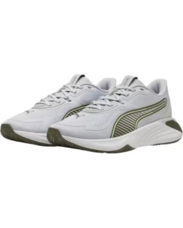 PUMA PWR HYBRID TR SNEAKER GRIS COOL LIGHT 310282-23 FITNESS TRAINING HERREN GRIS-VERDE