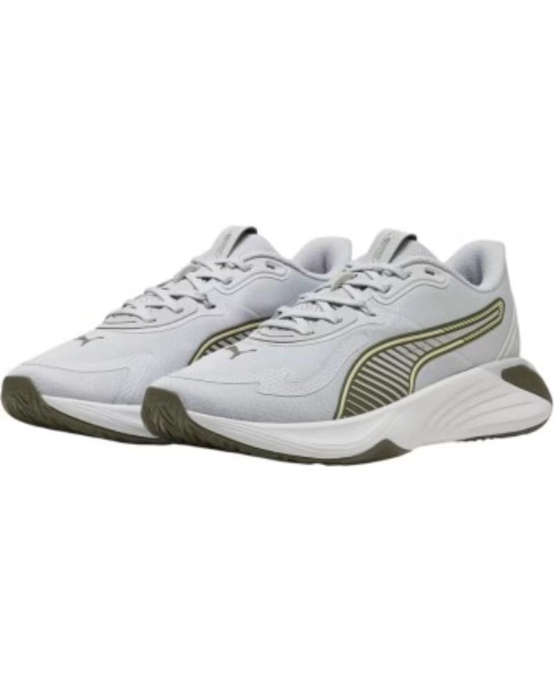 PUMA PWR HYBRID TR SNEAKER GRIS COOL LIGHT 310282-23 FITNESS TRAINING HERREN GRIS-VERDE