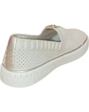 MYSOFT SAPATOS REDE PLATINA 26M352-PL TÉNIS CONFORTÁVEIS MULHER DOURADO DORADO