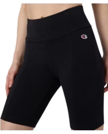 CHAMPION LEGGINGS ICONS RADLERHOSE 118694-KK001 KURZE NEGRO