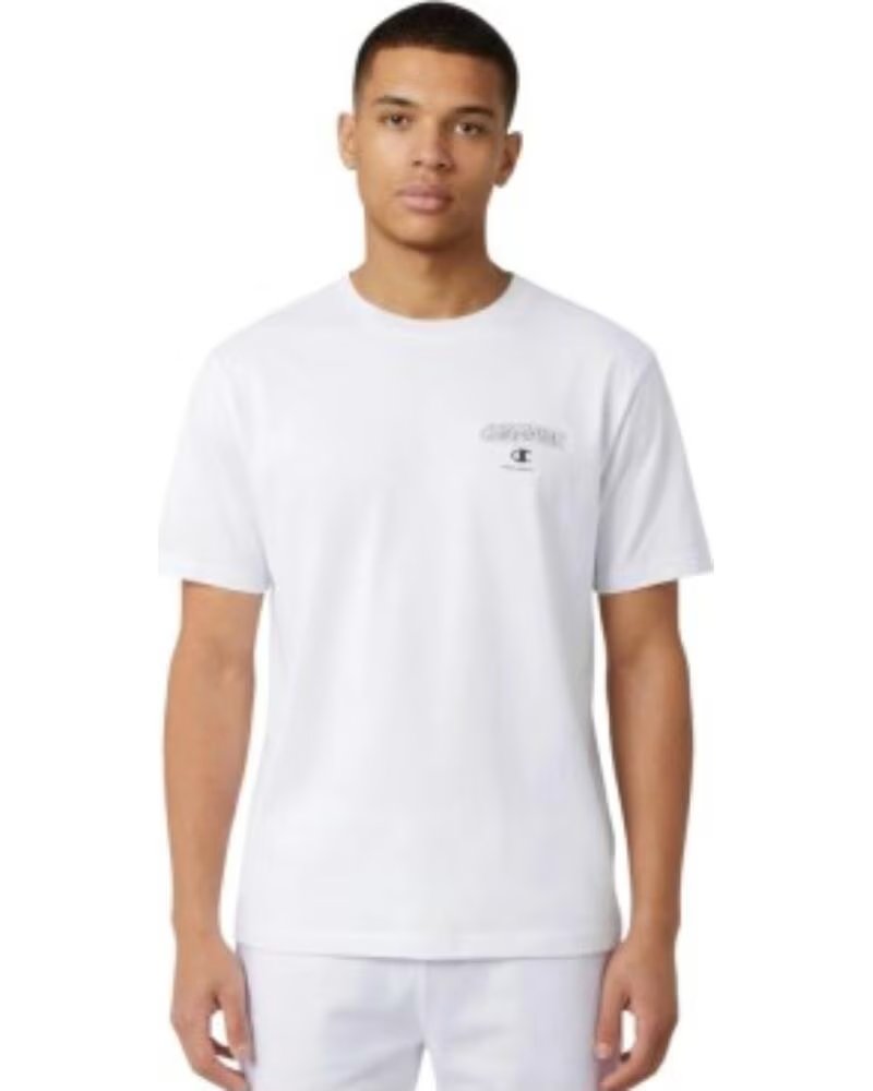 CHAMPION HERREN FREIZEIT T-SHIRT WEISS 222280-WW001 BLANCO