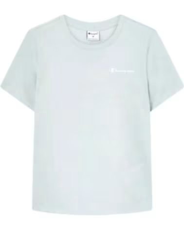 CHAMPION T-SHIRT SS LOGO SCRIPT ICONS CELESTE 118408-BS224 DÉCONTRACTÉ AZUL