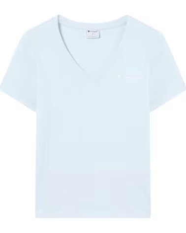 CHAMPION T-SHIRT SS COL V ICONS 118409-BS224 CASUAL CÉLESTE AZUL