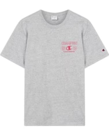 CHAMPION CAMISETA SS TEE 222280-EM021 CASUAL HOMBRE GRIS