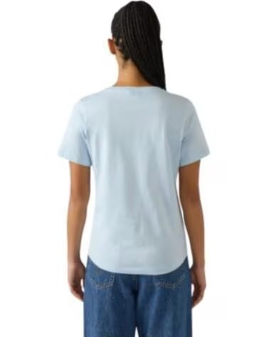 CHAMPION T-SHIRT SS COL V ICONS 118409-BS224 CASUAL CÉLESTE AZUL