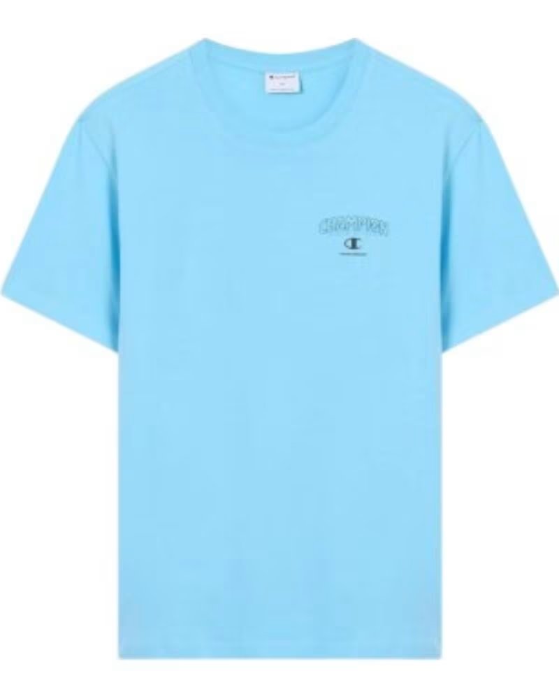 CHAMPION CASUAL HERREN T-SHIRT BLAU 222280-BS226 AZUL