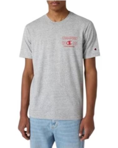 CHAMPION T-SHIRT SS TEE 222280-EM021 CASUAL HERREN GRAU GRIS