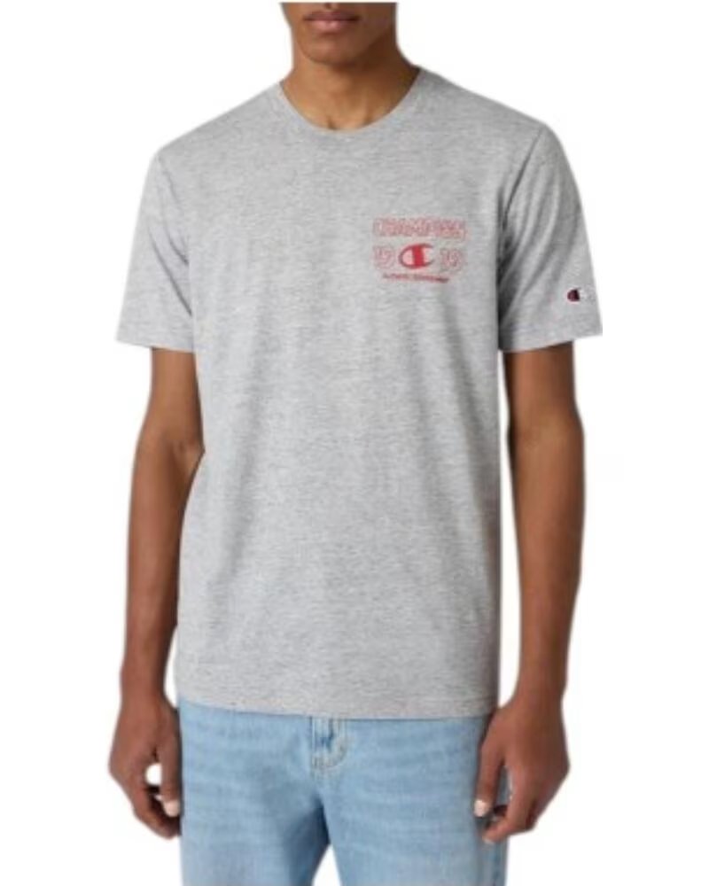 CHAMPION CAMISETA SS TEE 222280-EM021 CASUAL HOMBRE GRIS