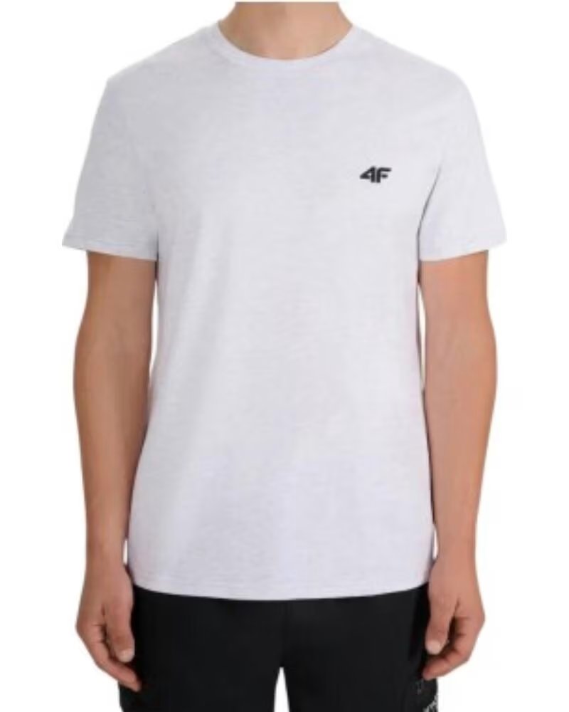 4F T-SHIRT JACK M3341 REGULAR FIT WMM00TTSHM3341-27S CASUAL GRIS