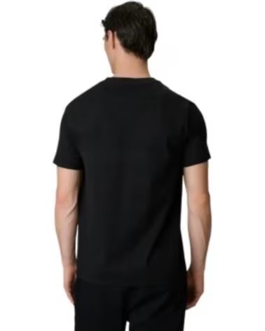4F T-SHIRT JACK M3341 REGULAR FIT WMM00TTSHM3341-20S HERREN SCHWARZ NEGRO