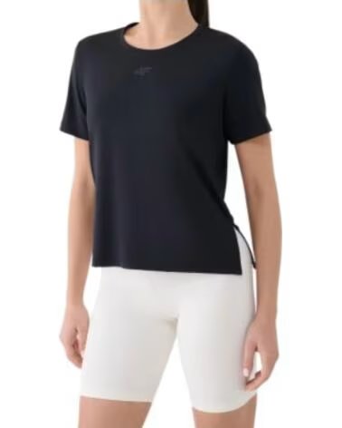 4F CAMISETA FNK F1847 DEEP WSS26TFTSF1847-20S FITNESS MUJER NEGRO