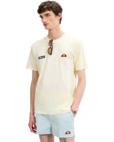 ELLESSE T-SHIRT FLORAN TEE GELB LIGHT SHB13915-603 CASUAL HERREN
