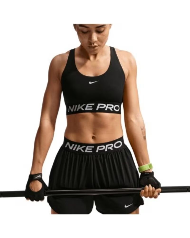 NIKE PRO DF 365 LS BRA SPORT-BH SCHWARZ IQ1035-010 DAMEN BH NEGRO