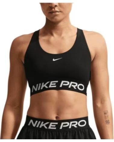 NIKE PRO DF 365 LS BRA SPORT-BH SCHWARZ IQ1035-010 DAMEN BH NEGRO
