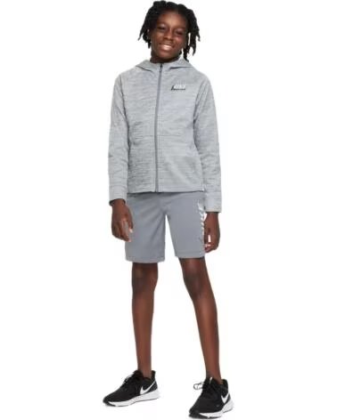 NIKE KAPUZENPULLOVER DQ9025-091 IN GRAU FÜR KINDER UNISEX GRIS