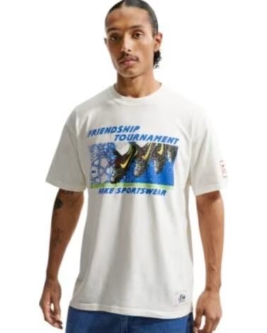 NIKE T-SHIRT NSW LSE CELEB FB 2 IR5773-133 HERREN FUSSBALL BLANCO