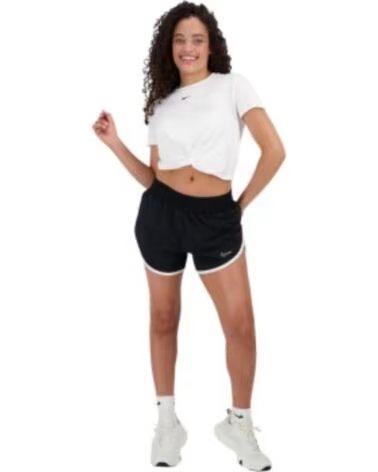 NIKE SHORT TEMPO DRI FIT MID RISE BRIEF-LINED HM6096-010 LAUFSHORTS NEGRO