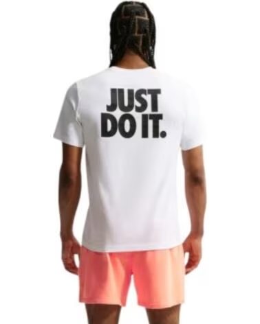 NIKE CAMISETA NSW STD JUST DO IT IR4972-100 HOMBRE BLANCO