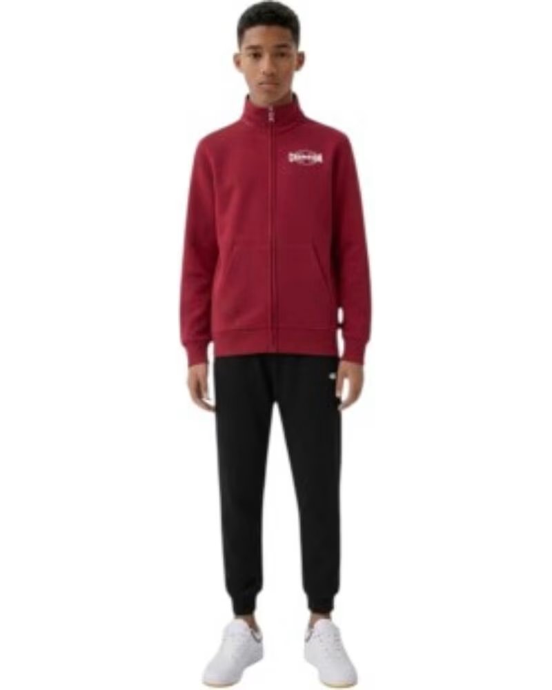 CHAMPION SURVÊTEMENT SWEATSUIT ZIPPÉ 307261-RS508 ENSEMBLE GARÇON ROUGE