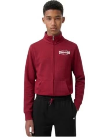 CHAMPION SURVÊTEMENT SWEATSUIT ZIPPÉ 307261-RS508 ENSEMBLE GARÇON ROUGE