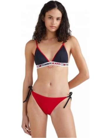 TOMMY HILFIGER CUECA DE BIQUÍNI UW0UW03403XLG MULHER VERMELHO ROJO