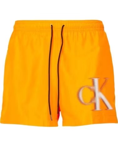 CALVIN KLEIN MAILLOT DE BAIN KM0KM00801SE8 POUR HOMME JAUNE AMARILLO