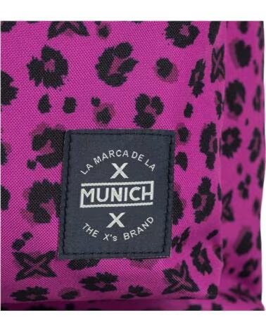 MUNICH MOCHILA 7058078 ESTAMPADO ANIMAL PRINT ROSA