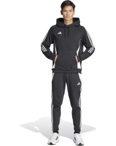 ADIDAS FELPA CON CAPPUCCIO UOMO IJ7673 NEGRO