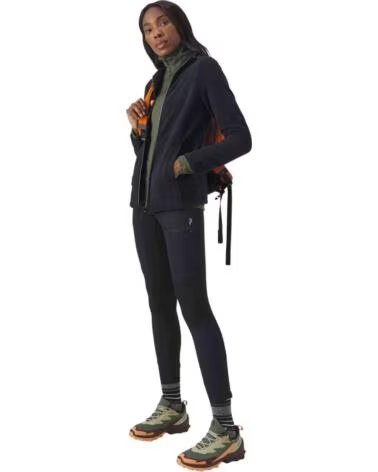 CMP CAMPAGNOLO SWEATSHIRT 33H2356-U901 SCHWARZ DAMEN MULTICOLOR