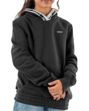 LEVIS KAPUZENPULLOVER 4EJ110-K75 FÜR MÄDCHEN NEGRO