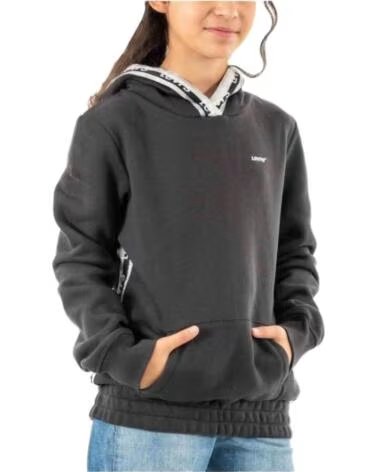 LEVIS KAPUZENPULLOVER 4EJ110-K75 FÜR MÄDCHEN NEGRO