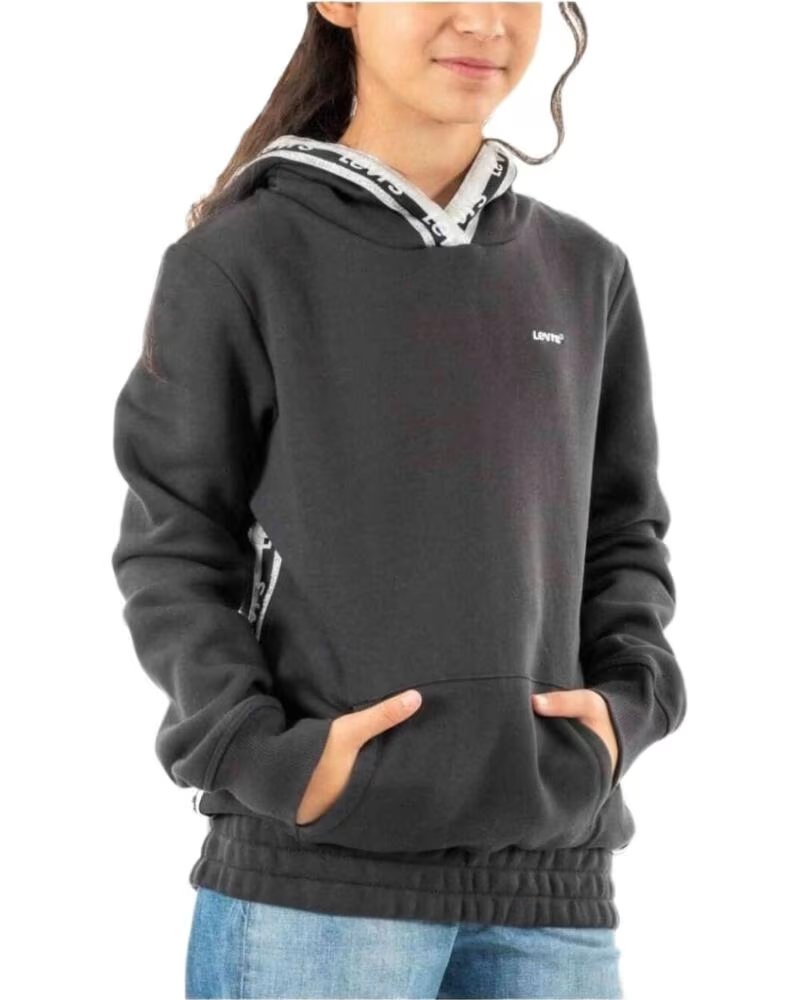 LEVIS KAPUZENPULLOVER 4EJ110-K75 FÜR MÄDCHEN NEGRO
