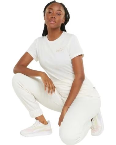 PUMA MAGLIETTA A MANICHE CORTE 848331-99 DONNA BIANCO BLANCO
