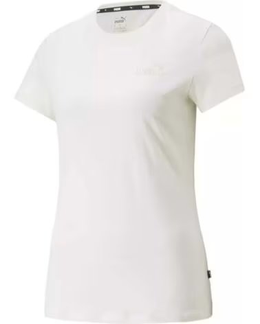 PUMA MAGLIETTA A MANICHE CORTE 848331-99 DONNA BIANCO BLANCO