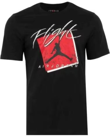 NIKE KURZARMSHIRT DX9593-010 FÜR HERREN SCHWARZ MULTICOLOR
