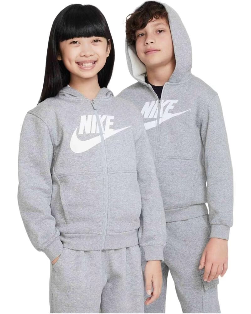NIKE KAPUZENPULLOVER FD2990-063 GRAU UNISEX KINDER MULTICOLOR