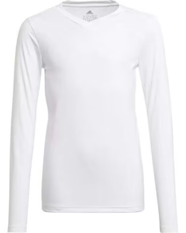 ADIDAS CAMISETA DE MANGA LONGA TEAM BASE GN5713 BRANCO UNISSEX BLANCO