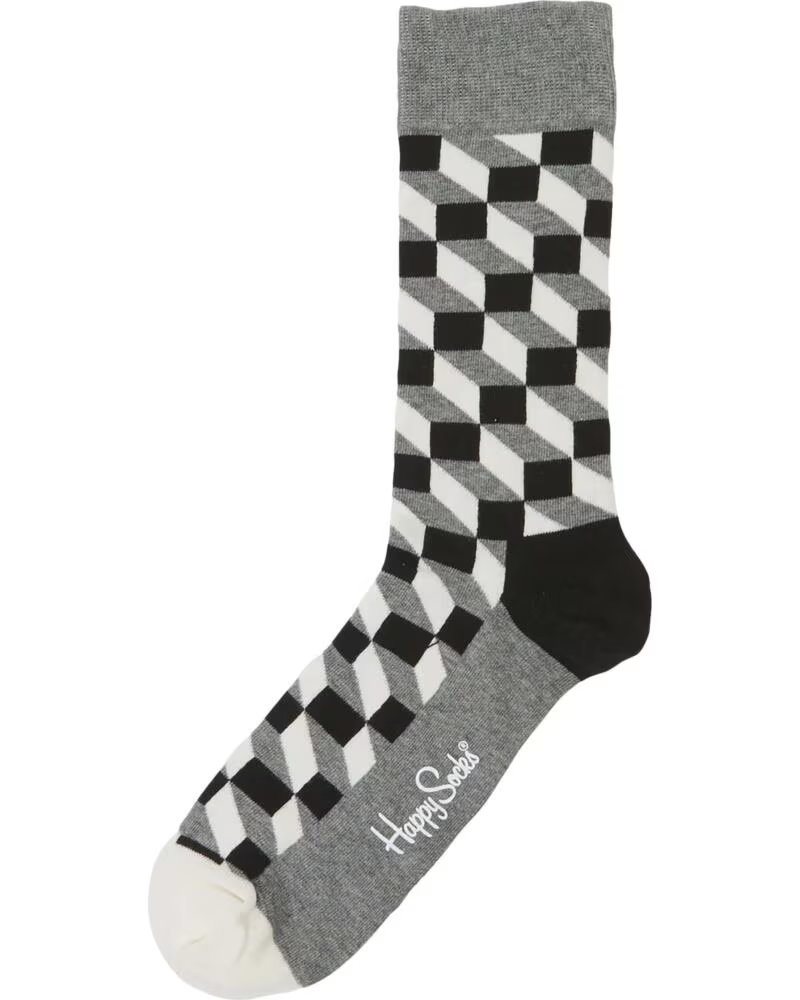 HAPPY SOCKS CHAUSSETTES FIO01-9350 GÉOMÉTRIQUES MULTICOLOR