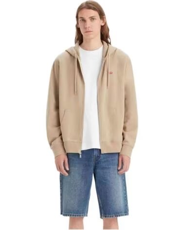 LEVI´S FELPA CON CAPPUCCIO E ZIP 34584-0032 BEIGE UOMO MULTICOLOR