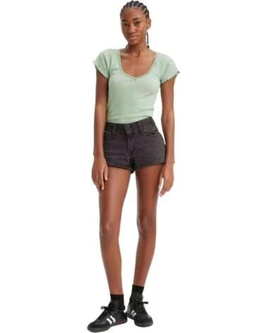 LEVIS SHORTS A5937-0001 SCHWARZ DAMEN MULTICOLOR