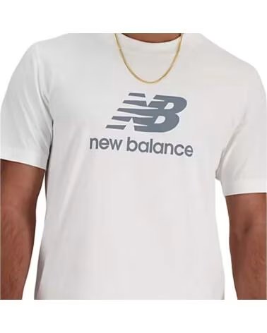 NEW BALANCE KURZARMSHIRT MT41502WT FÜR HERREN WEISS BLANCO
