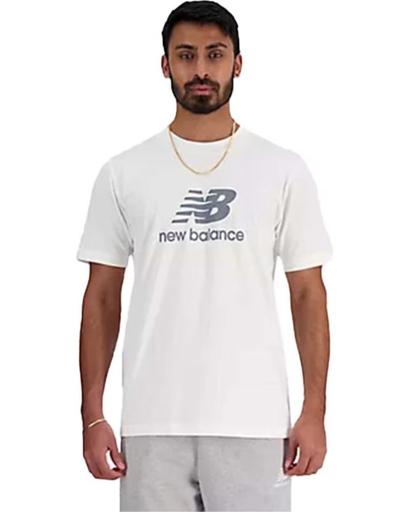 NEW BALANCE KURZARMSHIRT MT41502WT FÜR HERREN WEISS BLANCO
