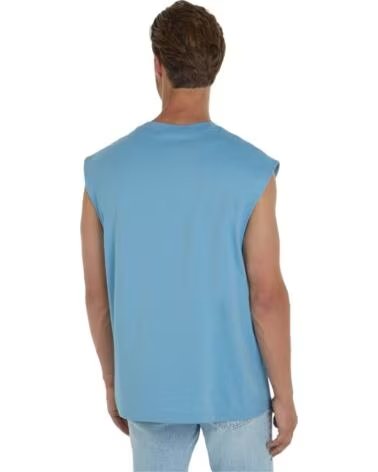 CALVIN KLEIN Camiseta De Manga Corta J30J325211Cez en azul para unisex MULTICOLOR