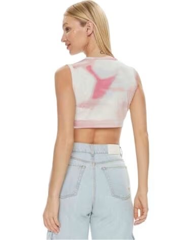 CALVIN KLEIN Camiseta De Tirantes J20J2231630La en blanco para mujer MULTICOLOR